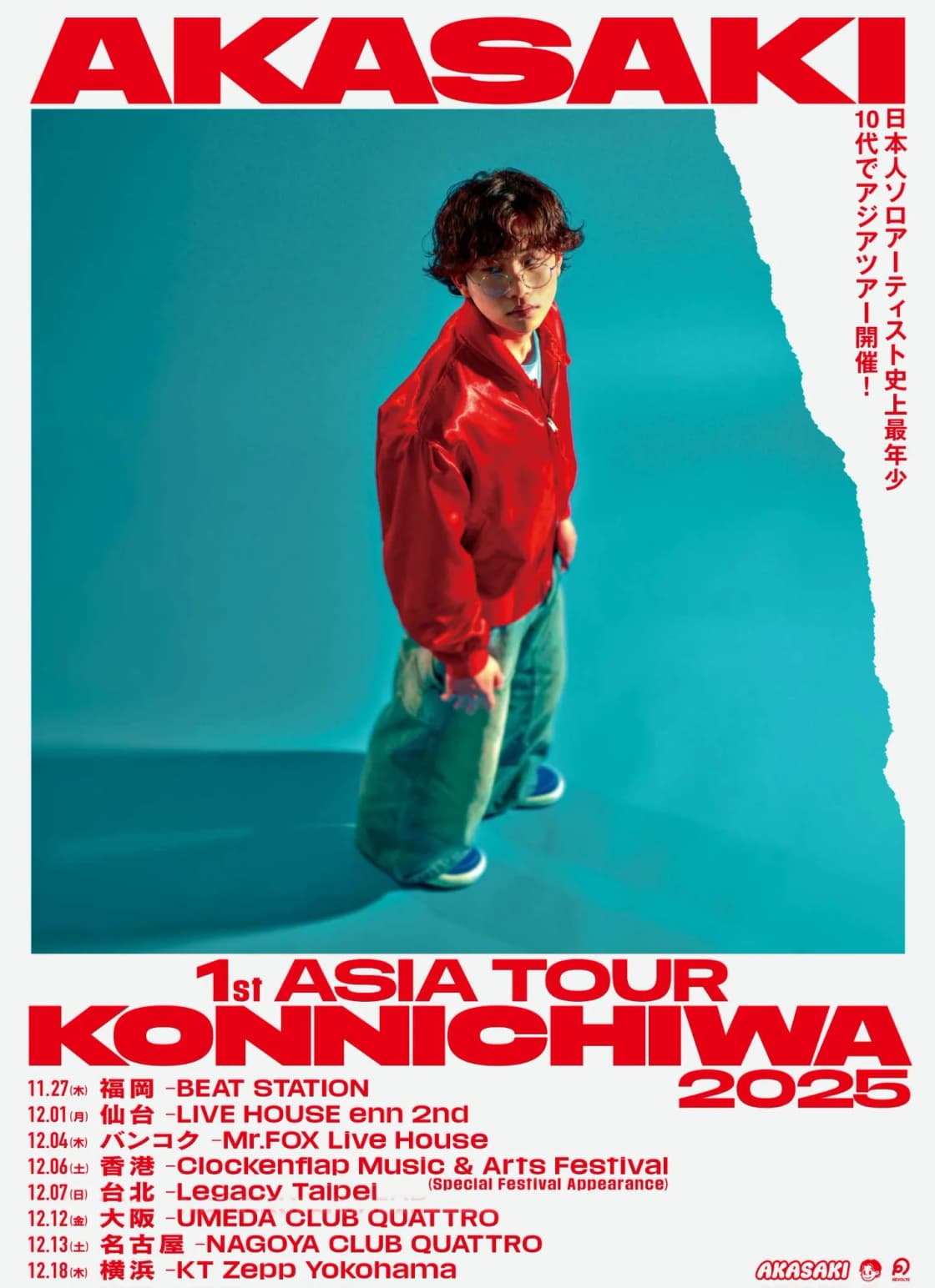 AKASAKI - 1st ASIA TOUR 「KONNICHIWA」 | TicketDive AKASAKI - 1st ASIA TOUR 「KONNICHIWA」 | TicketDive
